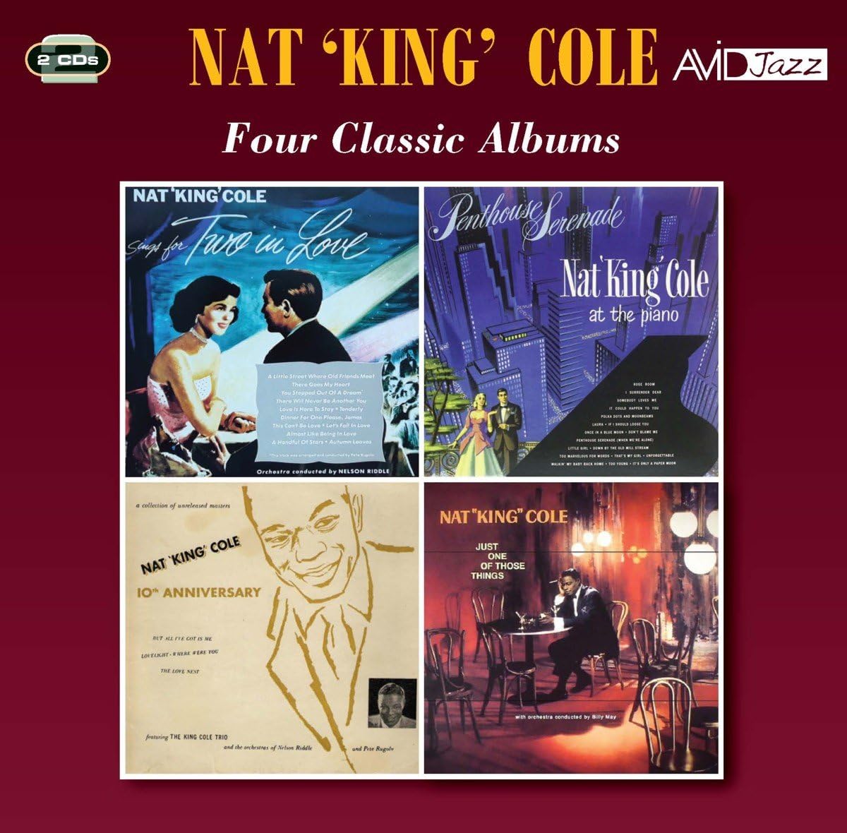 

CD NAT KING COLE - Four Classic Albums AMSC1303 Japan Blues Used