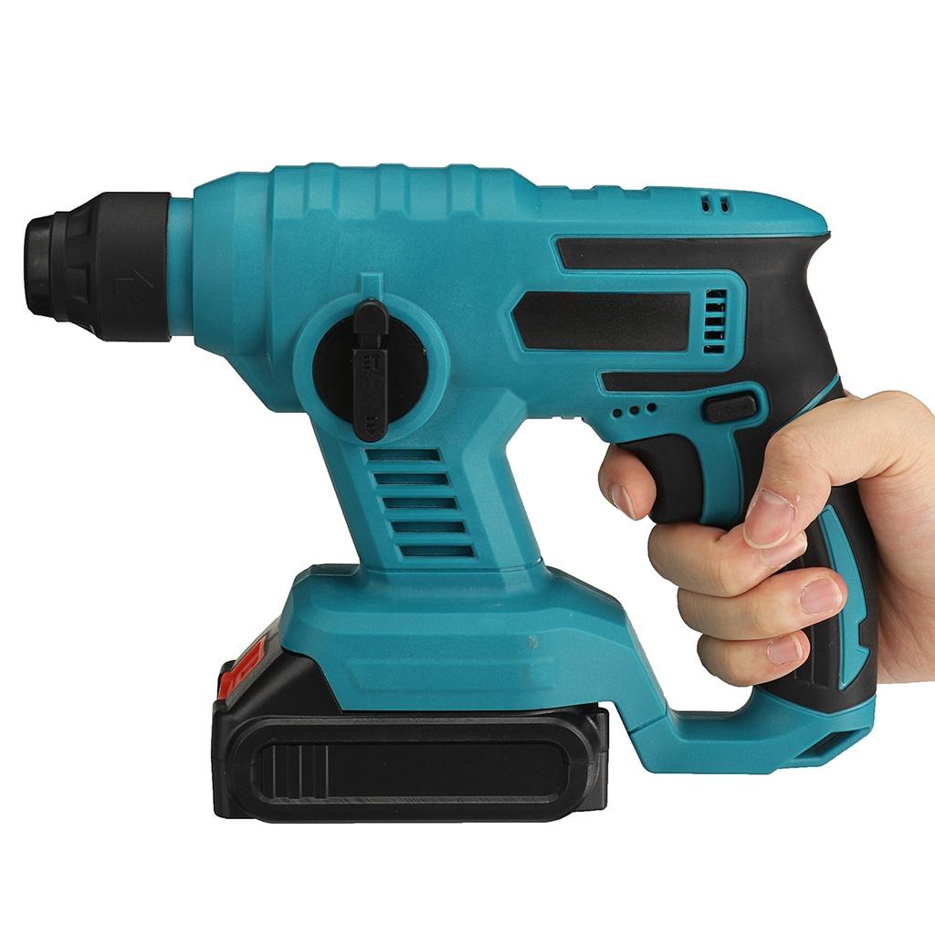 Multifunction ordless Electric Rotary Hammer 7500mAh Hammer Impact Drill Power Tool For Battery With LED 21V