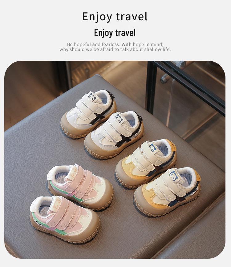 Infant & Toddler Closed-Toe Sports Shoes for Boys & Girls - Anti-Kick Casual Spring/Autumn Walking Shoes 2025.