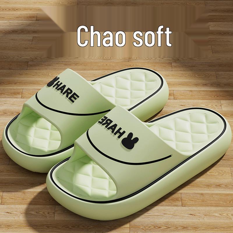 Men's Thick-Soled Sandals for Outdoor & Indoor Use - EVA, Non-Slip, Odor-Resistant, Bathroom, Summer Wear. Suitable for Women.