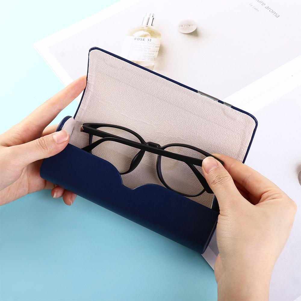 Box Magnetic Clasp PU Leather Eyewear Bag Sunglasses Case Eyeglass Box Glasses Box Spectacle Case