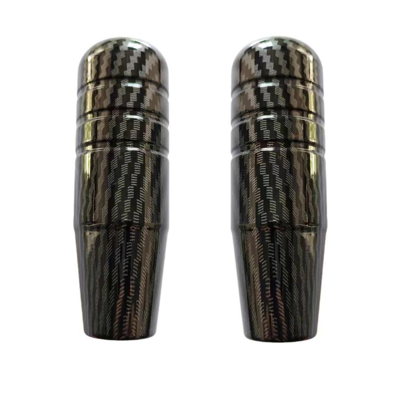 Ergonomic Manual Shifting Handle With Carbon Fiber Texture For Enhanced Comfort During Driving And Universal Vehicle Fitment Easy Installation
