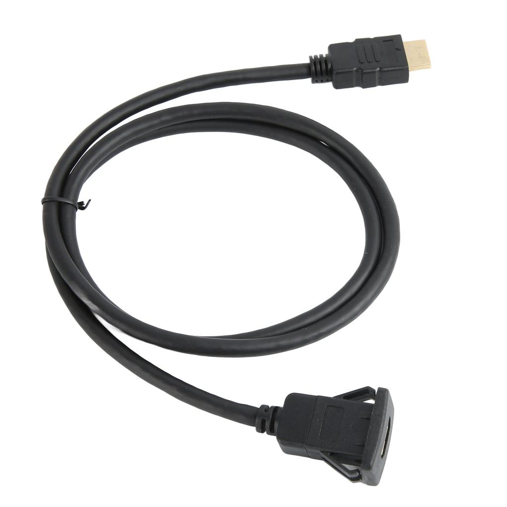 Kabel Przedłużający Interfejs Multimedialny Wysokiej Rozdzielczości 3 stopy Kabel Przedłużający do Montażu Wpuszczanego w Deskę Rozdzielczą Samochodu