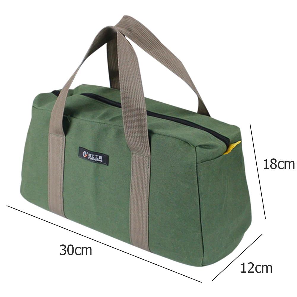 

12/14/16/18/20inch Hardware Tool Tote Bag Large Capacity Multi-Purpose Tool Storage Pouch For Carpenter Electrician Traveling