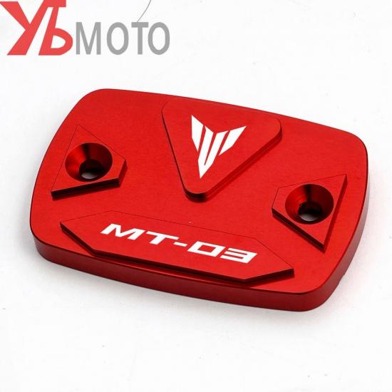 For Yamaha MT03  2022 MT-03 2015-  Motorcycle Accessories Front Rear Brake Fluid Reservoir Caps Oil Cover Guard