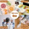100Pcs Shower Cap Disposable Ear Protection Free Size Bath Cap Waterproof Transparent Hair Salon Shower Cap
