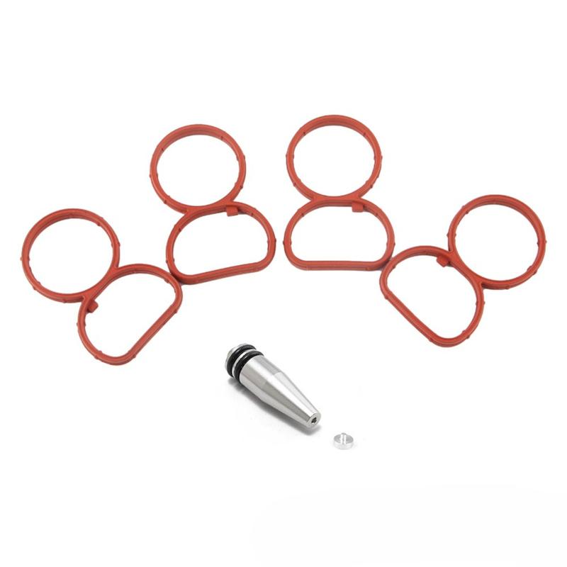 11618507239 Car Engine Intake Inlet Swirl Flap Delete Blank Plug Bung Metal With Manifold Gasket For BMW N47 E90 N57 N57S 2.0D