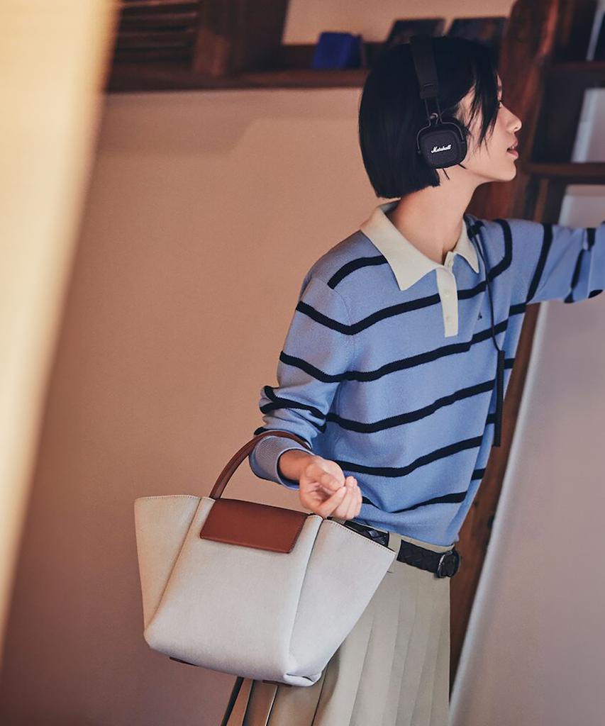 Beanpole Accessory Better Medium Canvas Tote Bag Ivory