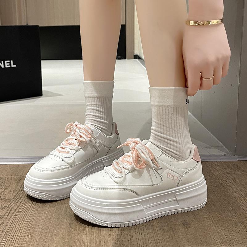  summer new ins platform casual sports shoes versatile retro student breadboard shoes