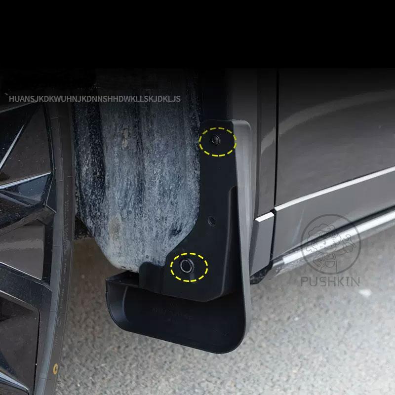 For Mitsubishi Outlander 2022 2023 Splash Guards Mud Flap Mudguards Fender Exterior Accessories Decorative