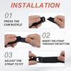 PATIKIL Camback Tie-Down Straps, 1" X 10', 2-Pack, Lashing Securing Straps, 330 Lb Break Strength, Truck Spring Fittings, Orange