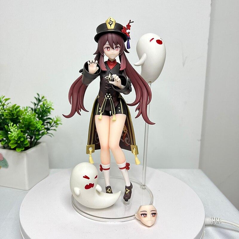 Action Figure Genshin Impact Keqing Anime Figure Paimon Klee Hibana Knight Figurine Model Doll Toys