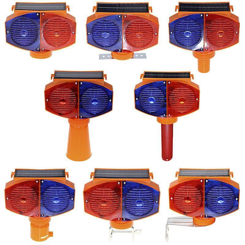 Solar LED Strobe Warning Light for Road Construction and Safety Cones