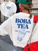 Boba Tea Graphic Tshirt Unisex Fresh Drinks Bubble Tea Print Tee Vintage Aesthetic Harajuku Short Sleeve Summer Casual Top