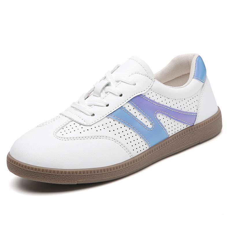 Women's Shoes for Women's Spring New Flat White Shoes Retro Shoes Casual Sports Shoes