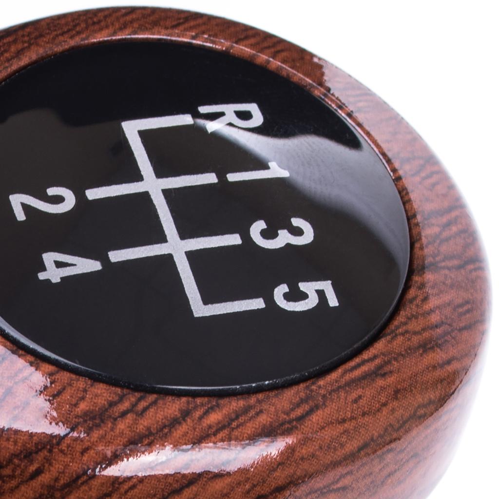 BMW E30 E32 E34 E36 E39 E46 E60 E61 E62 E63 E81 E82 E85 E87 E88 E90 E91 E92 X1 X3 X5 gear shift knob WOOD 5 SPEED