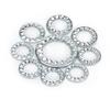 Iron Serrated Locking Washer Set with Anti-Loosening Shims