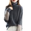 Fall Winter Black High Neck Pit Strip Sweater Women's Lazy Wind Loose Thickened Soft Knitted Bottoming Top Comfortable Versatile Layering
