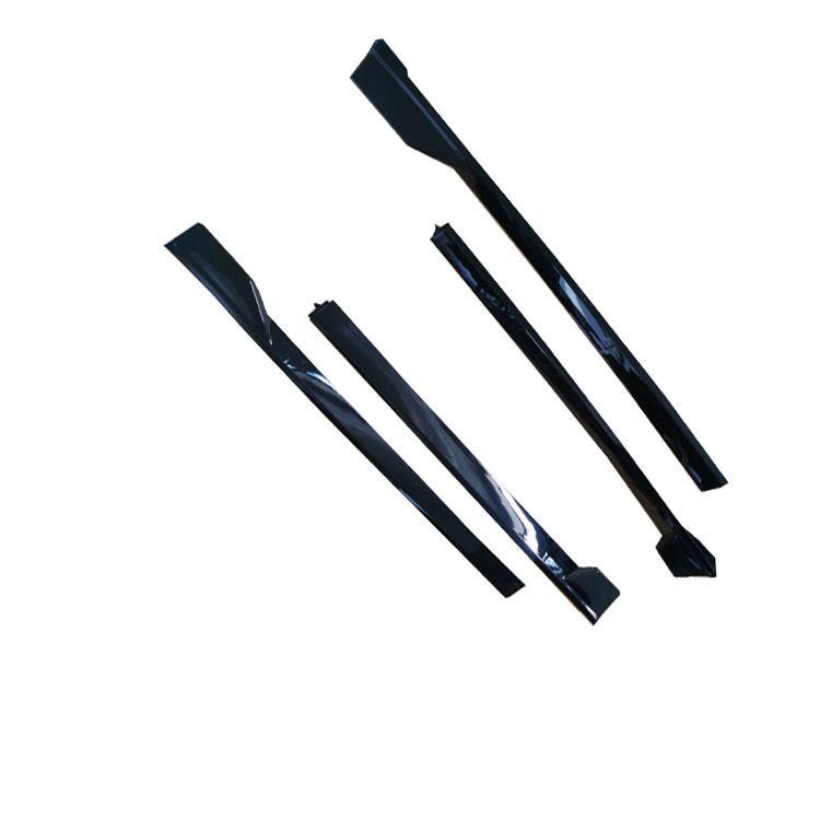 TRD Sport Style Side Skirt Set for 2018-2022 Toyota Camry - Black with Red Edge