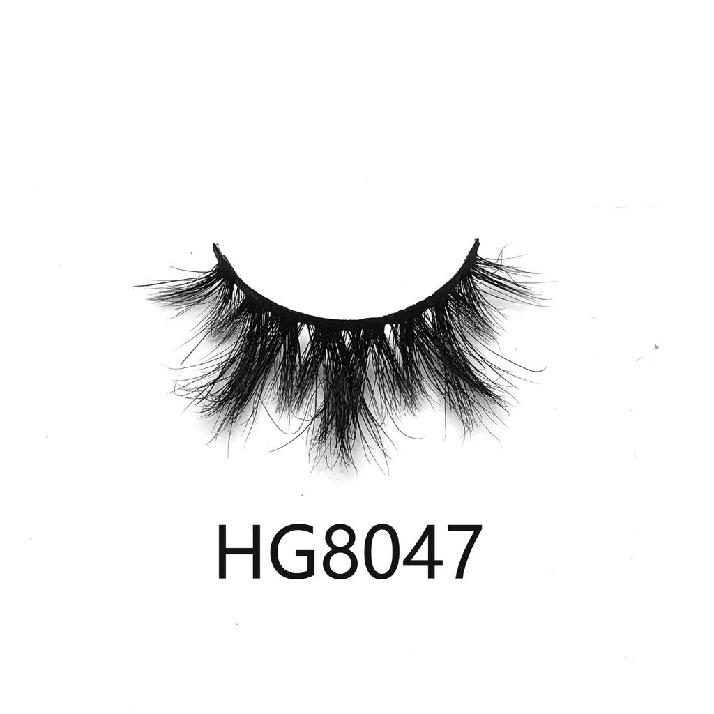 20mm Mink Hair False Eyelashes European And American Multi -Layer Thick Cross Curly Messy False Eyelashes