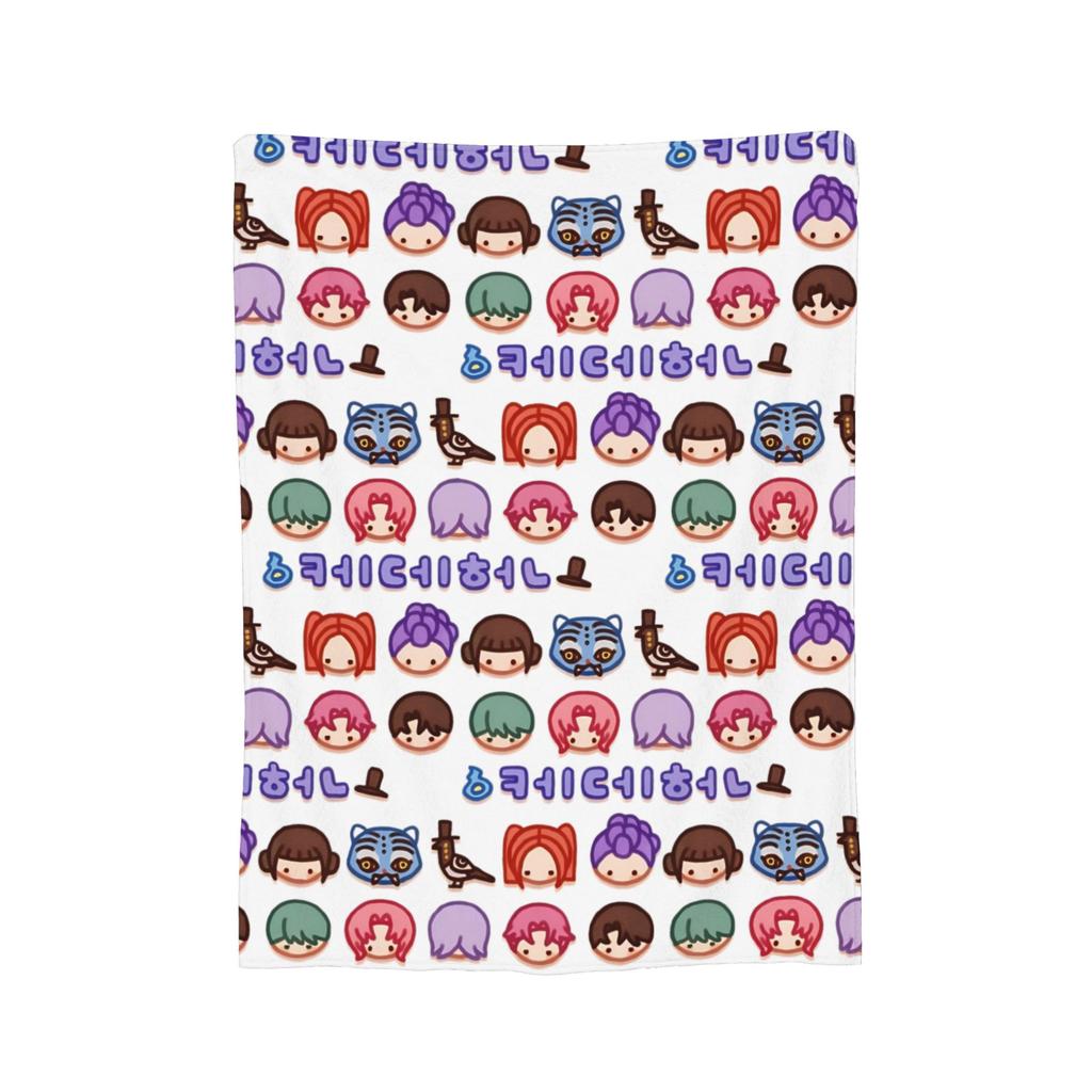 Jinu K-Kpop D-Demon H-Hunters Blanket Cover  Flannel Throw Blankets Summer Air Conditioning Portable Soft Warm Bedsprea,