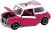 Tiny City Morris Mini Cooper Mk 1 Pantone Color 1/50 (Fuchsia Rose)