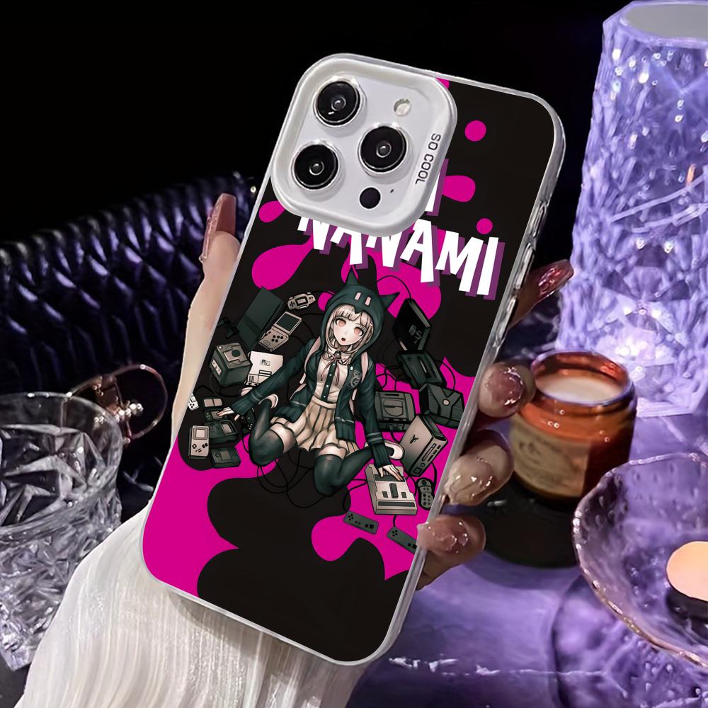 

Danganronpa Chiaki Nanami Phone Case for iPhone 17 16 15 14 13 12 11 X XR XS Air Pro Max Plus White Colorful Silver Cover iPhone 12
