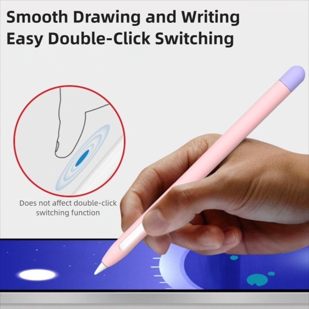 Silicone Tablet Pencil Case Shockproof Anti Slip Stylus Sleeve Colorful Waterproof for Apple Pencil Pro/2