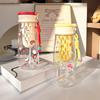 Cartoon 600/800ml Water Bottle Transparent Leakproof Tea Separation Cup Plastic Drinking Bottle