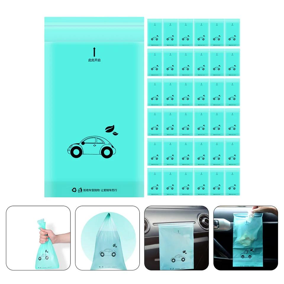 Auto Müllbeutel Einweg Selbstklebend Mülleimer für Auto Sitzlehne Hängender Müllsack Büro Küche Müllaufbewahrungsbeutel