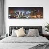 Night Landscape Of New York City Wall Art Canvas Paintings Skyline Of Manhattan Wall Decor Pictures Posters And Prints For Bed Room Decor
