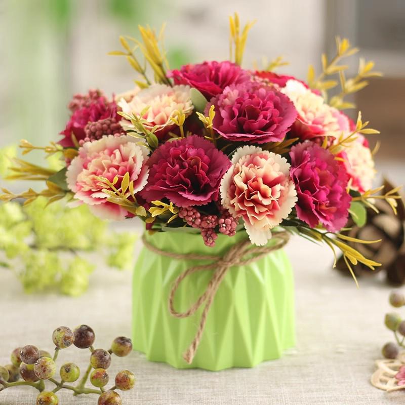 Indoor Artificial Flower Bouquet Decor for Office or Living Room