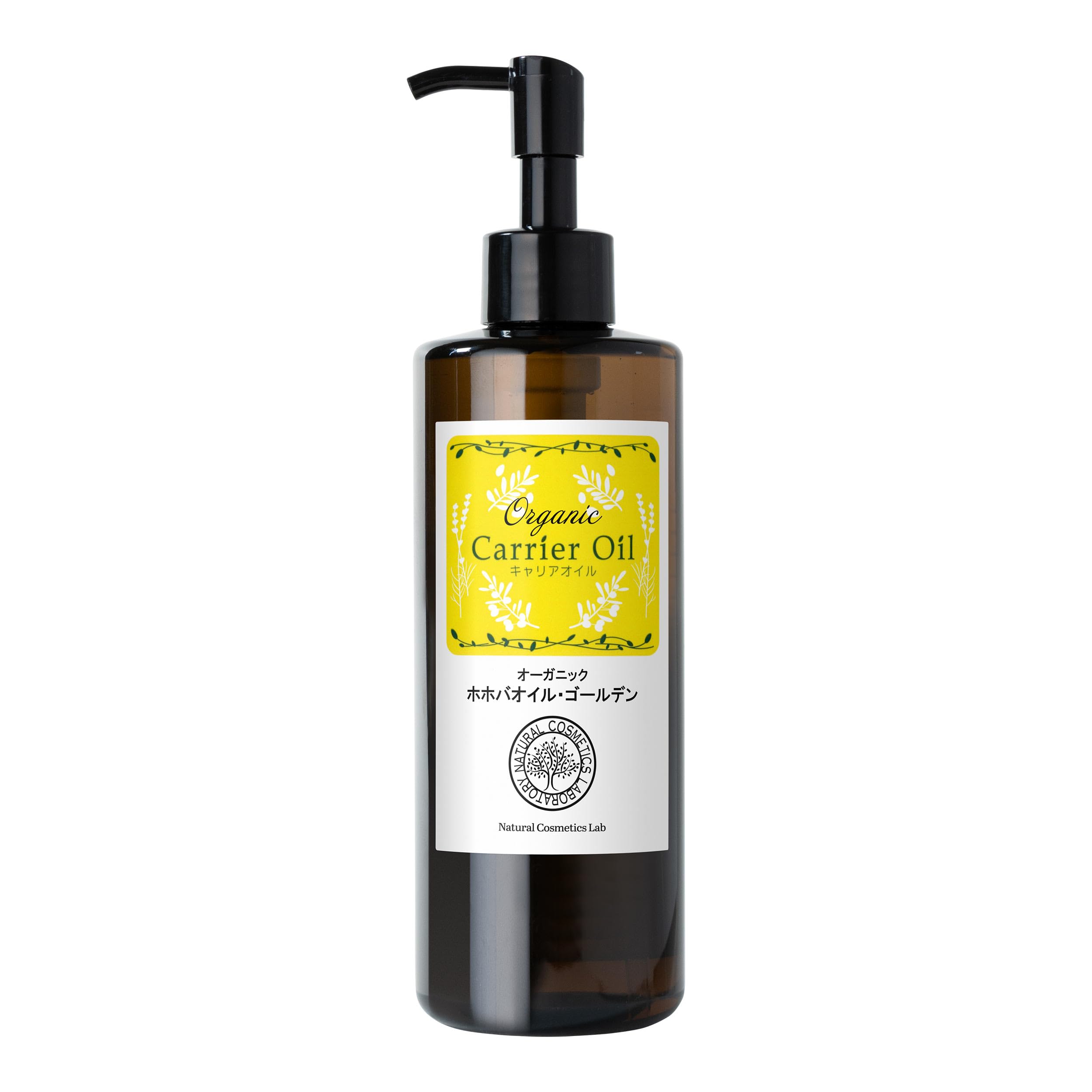 Natural Cosmetics Research Institute Organic Jojoba Oil Golden Deodorizing Beauty 100% Natural Additive-Free Carrier Oil Skincare Massage Hair 300mL P