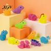 Stress Relief Gadget Mini Dinosaur Squeeze Toy Anxiety Cartoon Dino Sensory Kids Soft Stretchy Ball Home Office Worker Relaxation Tool