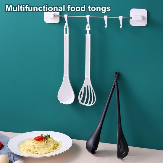 Food Clip Egg Whisk Blender Bread Clip Manual 2 in 1 Handheld Egg Beater Multifunctional Kitchen Tool for Cooking Salads Mixing Gripping Stirring