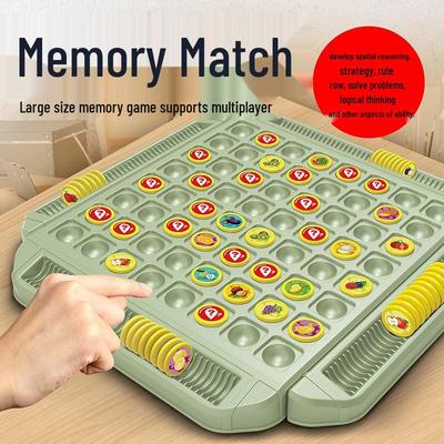 Multiplayer Memory Match-3 Brettspiel für Kinder