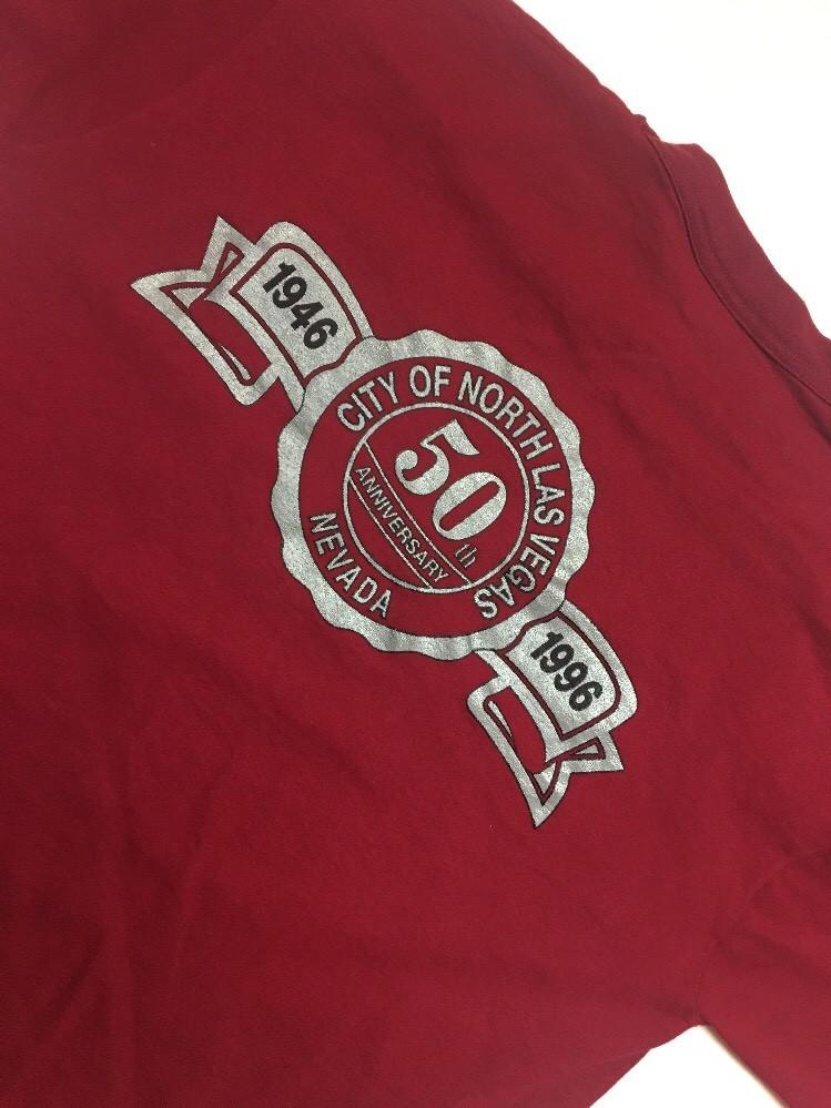 Vintage City Of North Las Vegas Nevada Corporate Challenge 1996 Large Burgundy S