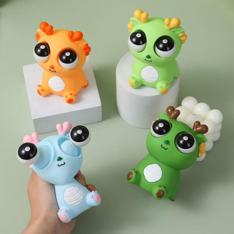 Vystřelovací oči Mačkací Kapybara Zvíře Senzorické hračky Zábavné Novinky Fidget Stresová Úzkost Oční bulva Skákací Hračka Dárky pro Děti Dospělé