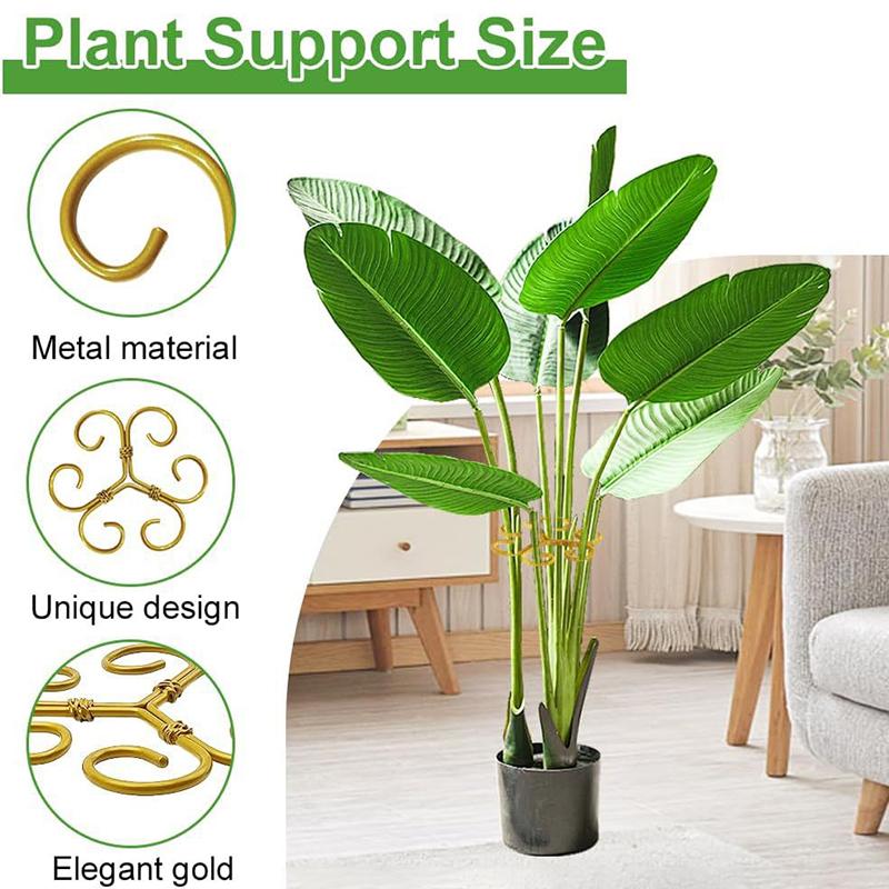 Metal Plant Climbing Bracket Flower Shaped Plant Holding Fixing Clip Plant Vine Climbing Grapple Bracket Stem Finishing Period