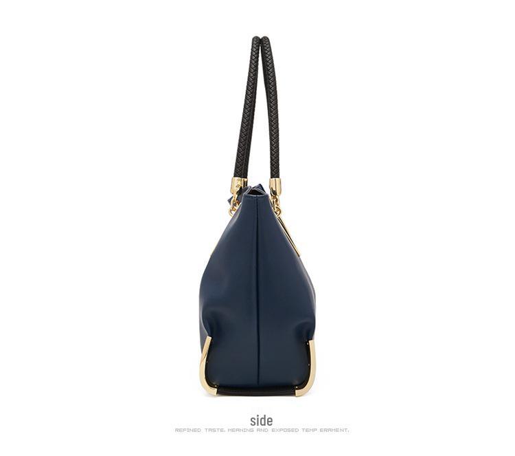 Women's 2024 Luxury Cowhide Tote Bag - Large Capacity Handheld Shoulder Bag