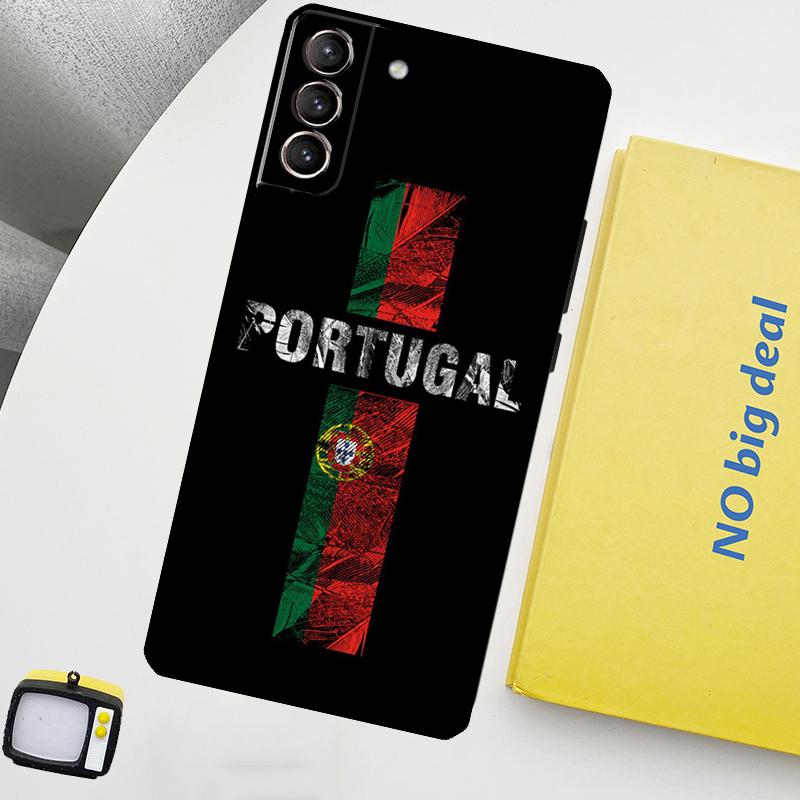 Portugal Flag Phone Case For Samsung Galaxy S26 S24 Ultra S20 S21 S22 S23 Plus S10 S24 FE S25 Ultra Cover