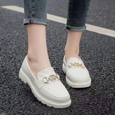 New Fashion Footwear for Women's Summer Anti Slip Low Cut Comfortable Thick Sole Short Tube Casual Women Moccasins Shoes