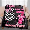 1PC Custom Name "67th Birthday Celebration" Flannel Blanket Versatile,all-season Throw Suitable for the Living Room,bedroom,camping,travel,and Gift