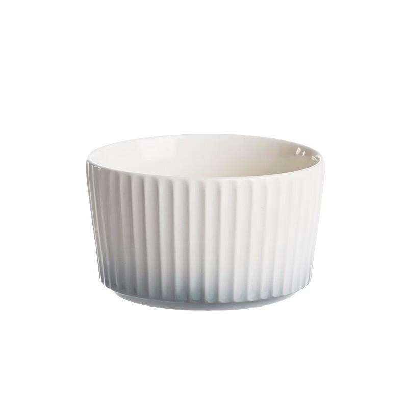 Ru Han Japanese Style Gradient Grey Bone China Ramen Bowl Set (4-Pack)