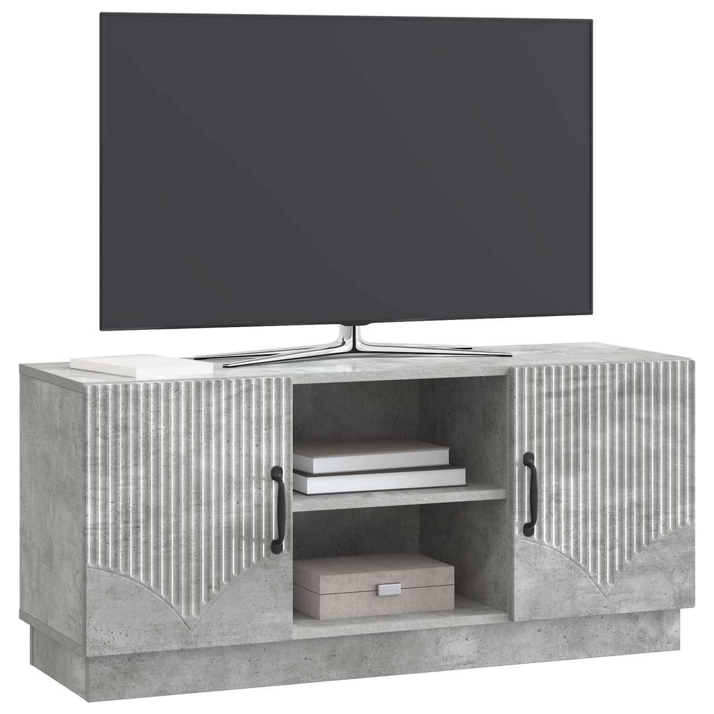 TV Cabinet Concrete Grey 102 x 34.5 x 47 cm Engineered Wood