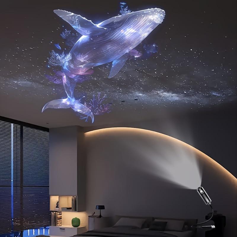 LED USB Projector Light 3/10pcs Projection Patterns- Adjustable USB Night Light for Christmas Festival Decorations