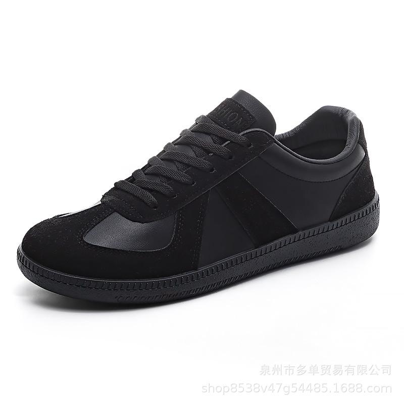 Light Luxury German Training Shoes New Ins Trendy White Casual Shoes Low-top Sports Shoes Board Shoes