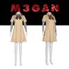 New Movie M3gan Children Cosplay Costume Fancy Dress Holiday Party Daily Clothes