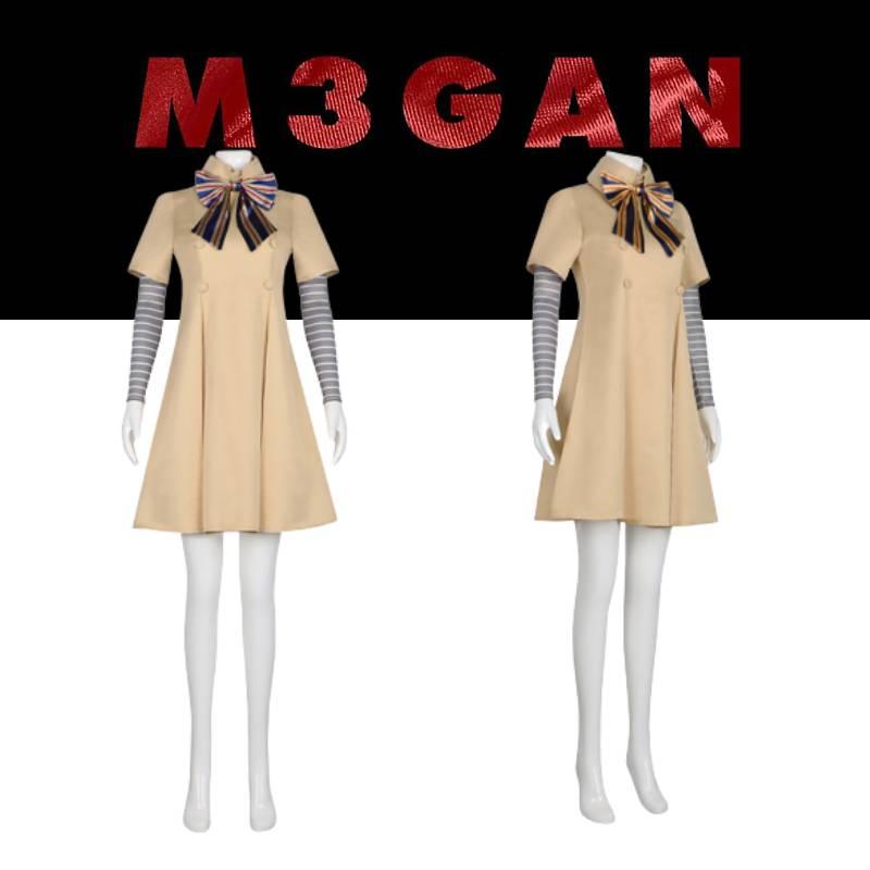 New Movie M3gan Children Cosplay Costume Fancy Dress Holiday Party Daily Clothes
