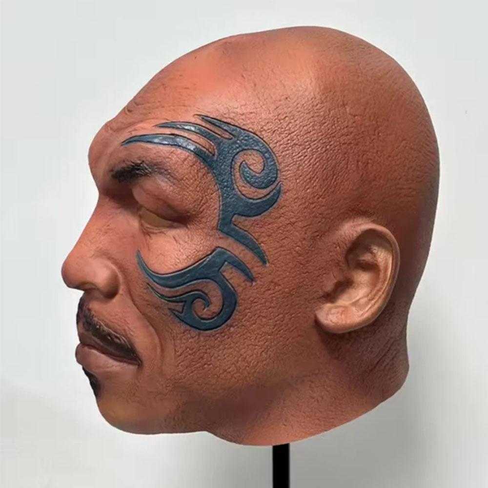 Mike Tyson Full Head Latex Mask For Cosplay Dress Up and Hallowen